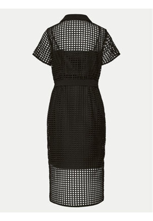 DKNY Sukienka koszulowa DD4AH552 Czarny Regular Fit. Kolor: czarny. Materiał: syntetyk. Typ sukienki: koszulowe