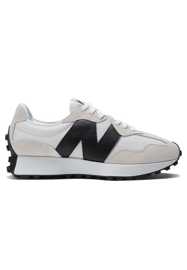 Buty unisex New Balance MS327CWB – szare. Okazja: na co dzień. Kolor: szary. Materiał: syntetyk, skóra, materiał, zamsz, guma. Szerokość cholewki: normalna