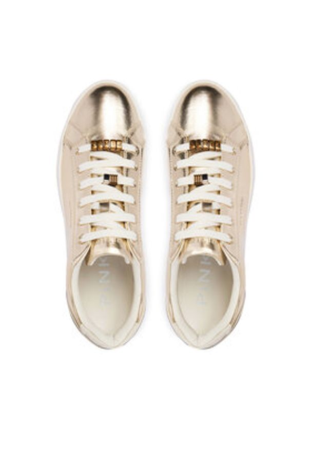 Pinko - PINKO Sneakersy Iris 01 SS0131 P028 Biały. Kolor: biały. Materiał: skóra
