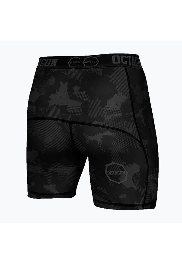OCTAGON - Spodenki kompresyjne męskie Octagon Camo Night. Kolor: czarny