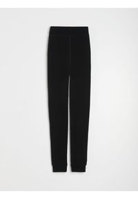 Sinsay - Legginsy z gumką w pasie - czarny. Kolor: czarny