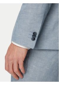 Hugo - HUGO Garnitur Arti/Hesten242V1X 50559671 Niebieski jasny Extra Slim Fit. Kolor: niebieski. Materiał: len #9