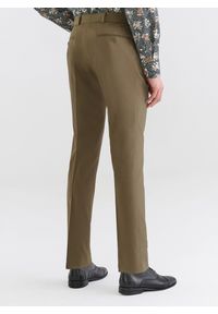 Pako Lorente - PAKO LORENTE – Zielone spodnie garniturowe z wełną. Kolor: zielony. Materiał: wełna #3