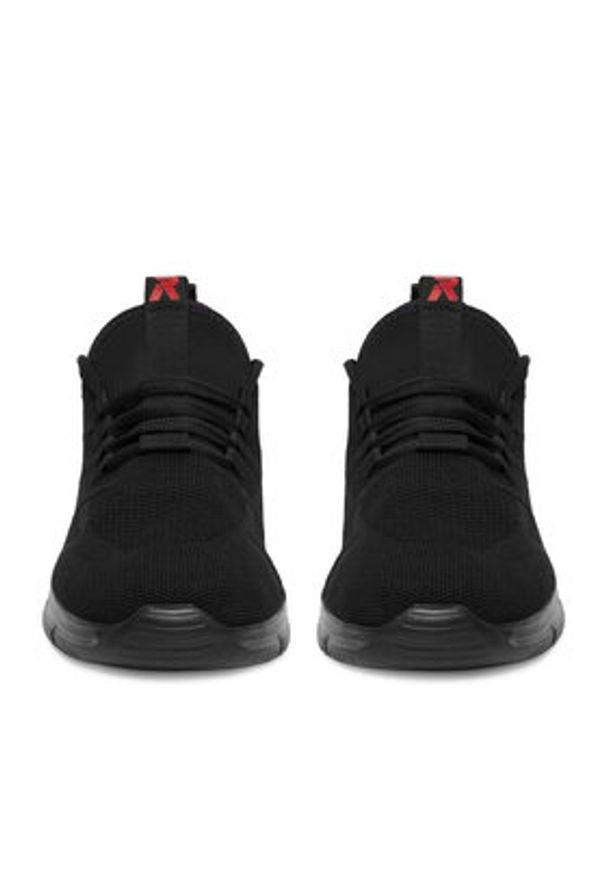Rieker Sneakersy CEO-B7376-00 Czarny. Kolor: czarny. Materiał: materiał