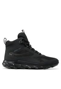 ecco - ECCO Trekkingi Mx Low Mid Gtx Tex GORE-TEX 82022451052 Czarny. Kolor: czarny. Materiał: materiał. Technologia: Gore-Tex. Sport: turystyka piesza #3