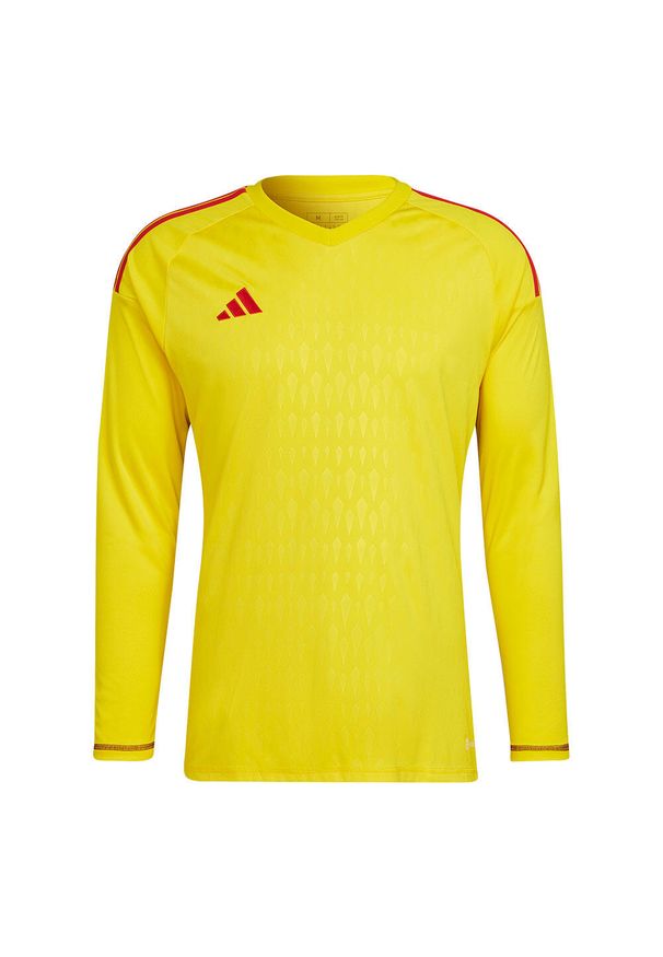 Adidas - Koszulka bramkarska męska adidas Tiro 23 Competition Long Sleeve. Kolor: czerwony, żółty, wielokolorowy. Długość rękawa: długi rękaw