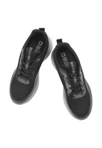 Big-Star - Sneakersy męskie Big Star, oddychająca tekstylna cholewka sznurowany fason amortyzująca gruba podeszwa sportowy design, czarne, TT174254. Okazja: na co dzień, na spacer. Zapięcie: sznurówki. Kolor: czarny. Materiał: materiał. Szerokość cholewki: normalna. Styl: sportowy #5