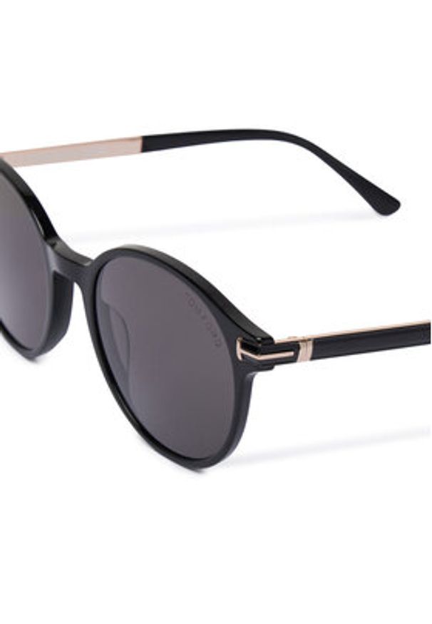 Tom Ford Okulary przeciwsłoneczne Araki FT1184 01A Czarny. Kolor: czarny