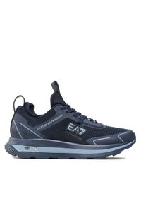 EA7 Emporio Armani Sneakersy X8X089 XK234 S639 Granatowy. Kolor: niebieski. Materiał: materiał