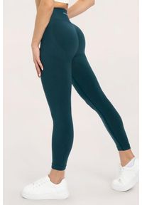GYM GLAMOUR - Legginsy fitness damskie Gym Glamour flexible 2.0. Kolor: zielony. Sport: fitness