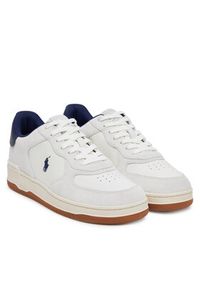 Polo Ralph Lauren Sneakersy 809971482001 Biały. Kolor: biały. Materiał: zamsz, skóra #5