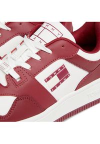 Tommy Jeans Sneakersy Tjw Retro Basket Leather EN0EN02532 Czerwony. Kolor: czerwony. Materiał: skóra #5
