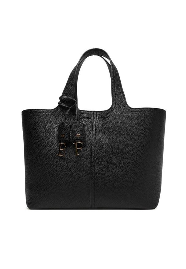 Elisabetta Franchi Torebka BS-96A-52E2-V450 Czarny. Kolor: czarny. Materiał: skórzane
