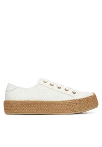 Jenny - JENNY Espadryle EMMA WSK1576-05 Biały. Kolor: biały. Materiał: materiał