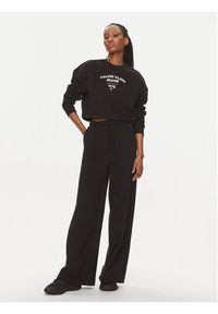 Calvin Klein Performance Spodnie dresowe 00GWS3P600 Czarny Wide Leg. Kolor: czarny. Materiał: bawełna #5