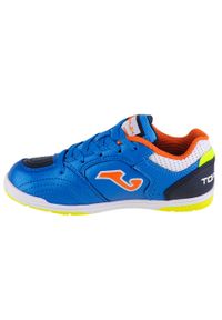 Buty piłkarskie dziecięce Joma Top Flex Jr 2204 IN. Kolor: niebieski. Sport: piłka nożna