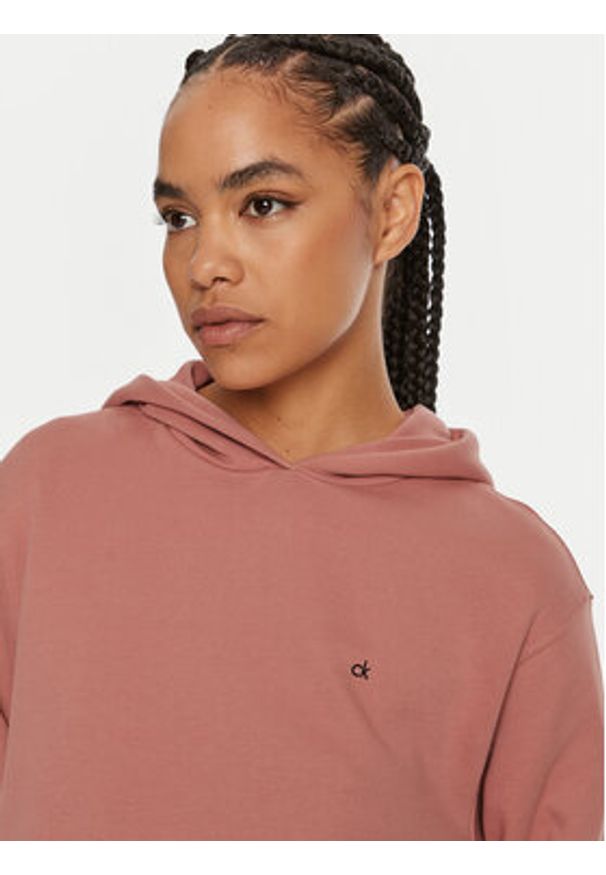 Calvin Klein Bluza Emb Graphic K20K208062 Różowy Relaxed Fit. Kolor: różowy. Materiał: bawełna