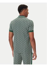 Lacoste Polo DH1417 Zielony Regular Fit. Typ kołnierza: polo. Kolor: zielony. Materiał: bawełna #3