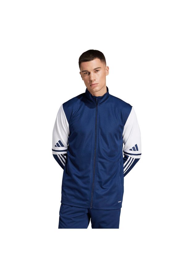Kurtka Adidas Sport Sq25 Tr Dorosłych. Kolor: niebieski, biały, wielokolorowy. Sport: piłka nożna