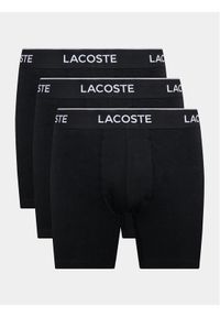 Lacoste Komplet 3 par bokserek 6H3420 Czarny Regular Fit. Kolor: czarny. Materiał: bawełna #1