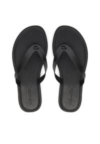 Coach Japonki Brianna CZ379 Czarny. Kolor: czarny. Materiał: skóra #1