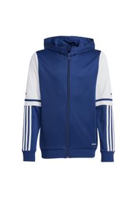 Adidas - Bluza dla dzieci adidas Squadra 25 Hoody. Kolor: niebieski, wielokolorowy, biały. Sport: fitness #1