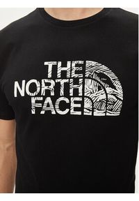 The North Face T-Shirt Woodcut Dome NF0A87NX Czarny Regular Fit. Kolor: czarny. Materiał: bawełna