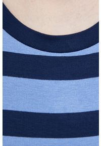 Lauren Ralph Lauren sukienka 200861932002 kolor granatowy maxi dopasowana. Kolor: niebieski. Materiał: dzianina. Typ sukienki: dopasowane. Długość: maxi #3