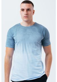 Hype T-shirt bawełniany BLUE DIP DYE wzorzysty. Kolor: niebieski. Materiał: bawełna #2