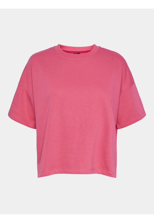 Pieces T-Shirt Chilli Summer 17118870 Różowy Loose Fit. Kolor: różowy. Materiał: syntetyk