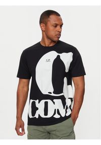 C.P. Company T-Shirt 16CMTS144A006586W Czarny Regular Fit. Kolor: czarny. Materiał: bawełna
