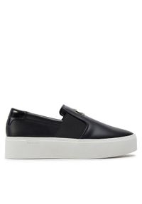 Calvin Klein Sneakersy Flatform Cup Slip On Re Lock Lth HW0HW02057 Czarny. Zapięcie: bez zapięcia. Kolor: czarny