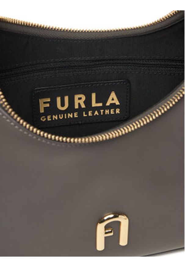 Furla Torebka Diamante WB00782 AX0733 BG 4283S 1007 Szary. Kolor: szary. Materiał: skórzane