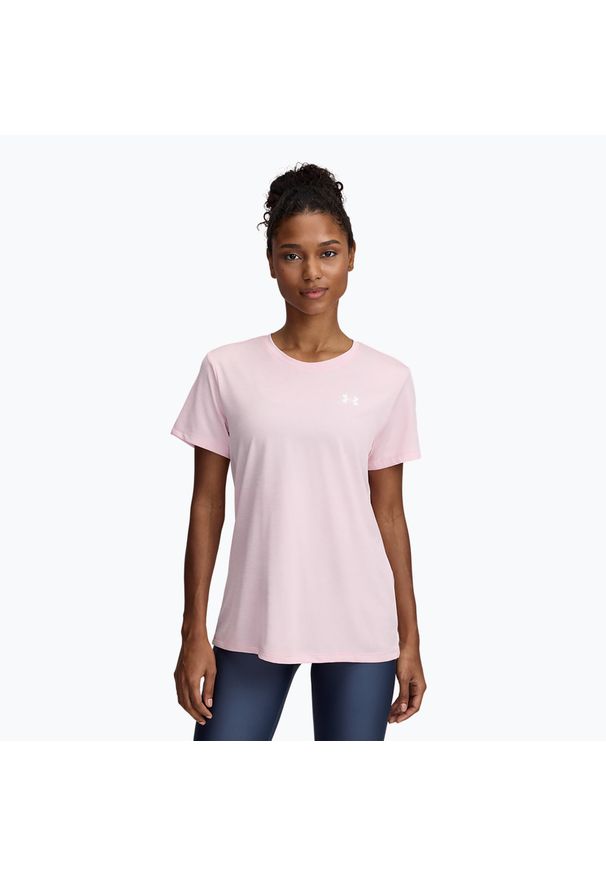 Koszulka treningowa damska Under Armour Tech C-Twist. Kolor: różowy
