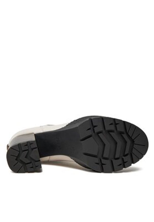 Guess Botki FL8EEA ELE10 Biały. Kolor: biały. Materiał: skóra