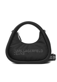 Karl Lagerfeld Jeans Torebka 246J3015 Czarny. Kolor: czarny. Materiał: skórzane #1