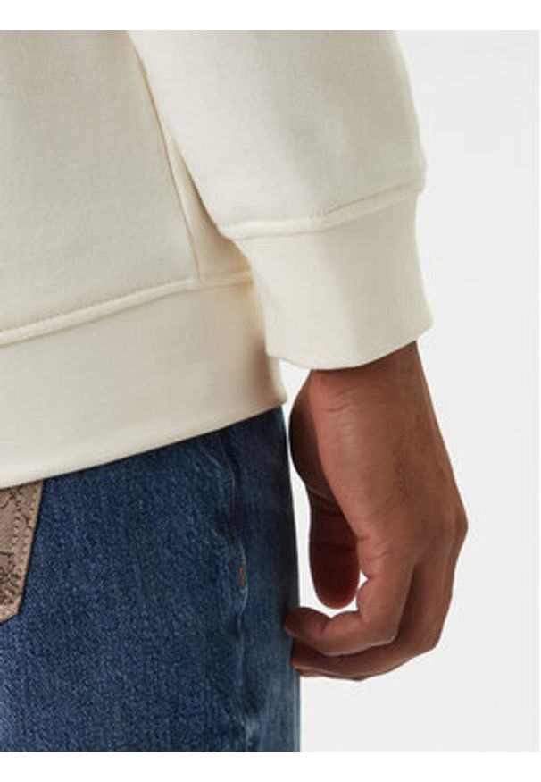 Guess Bluza M6RQ08 KCN01 Écru Regular Fit. Materiał: bawełna