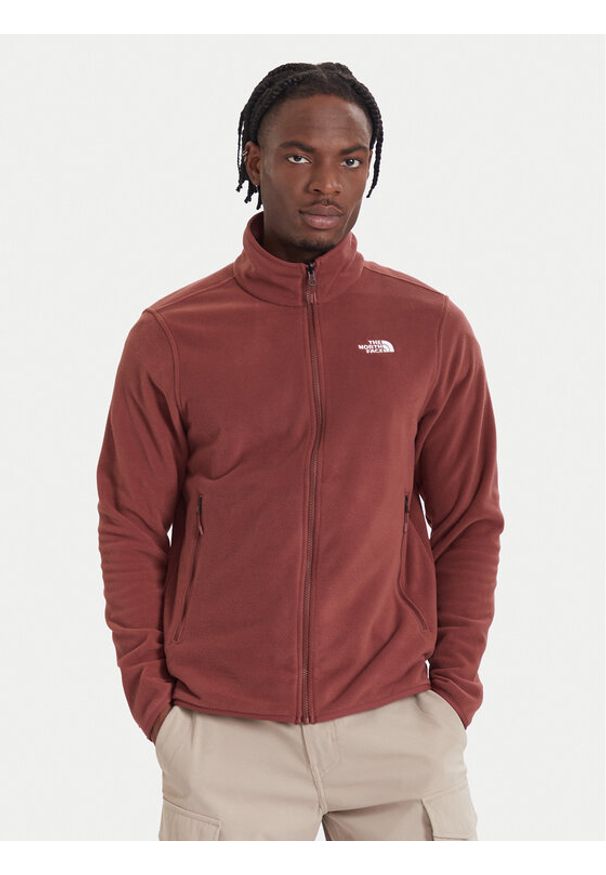 The North Face Polar Glacier NF0A8D0R Czerwony Regular Fit. Kolor: czerwony. Materiał: syntetyk