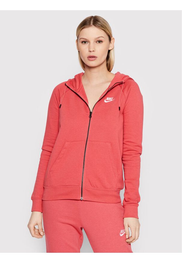 Nike Bluza Sportswear Essential BV4122 Różowy Standard Fit. Kolor: różowy. Materiał: bawełna