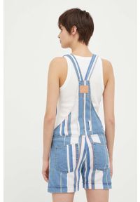 Pepe Jeans ogrodniczki jeansowe Abby. Okazja: na co dzień. Kolor: niebieski. Styl: casual #2