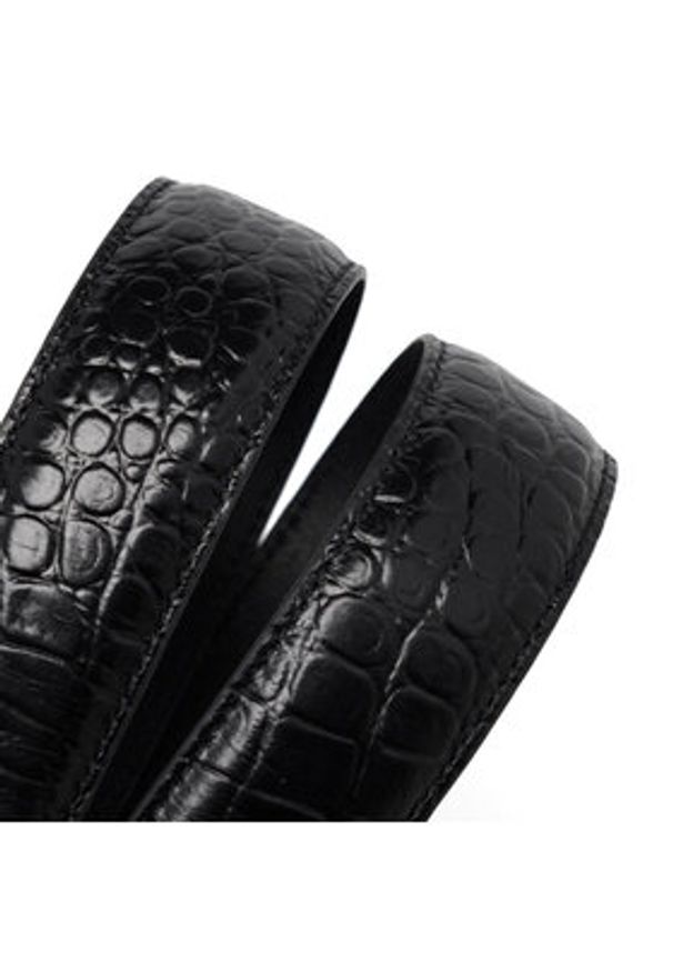 Gino Rossi Pasek Damski BLYL23001 Czarny. Kolor: czarny. Materiał: skóra