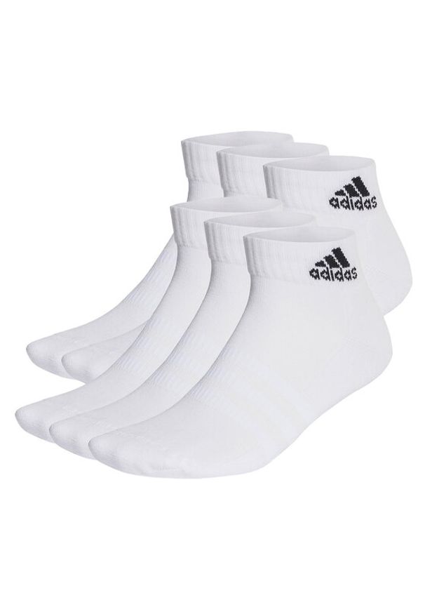 Adidas - adidas Skarpety Niskie Unisex Cushioned Sportswear Ankle Socks 6 Pairs HT3442 Biały. Kolor: biały