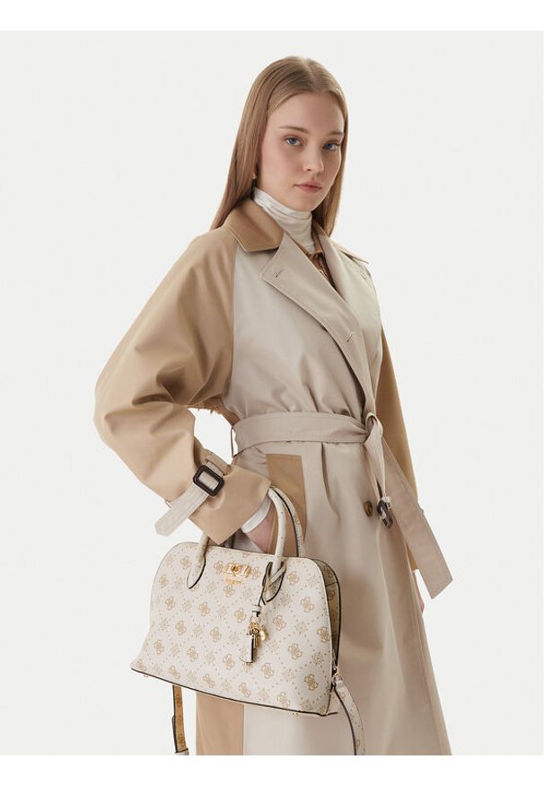 Guess Torebka Emelie Logo HWGP99 28060 Écru. Materiał: skórzane