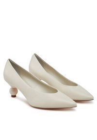 Weekend Max Mara Czółenka 2515521054600 Écru. Materiał: skóra #5