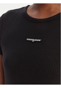 Tommy Jeans Sukienka codzienna DW0DW22339 Czarny Slim Fit. Okazja: na co dzień. Kolor: czarny. Materiał: wiskoza. Typ sukienki: proste. Styl: casual #5