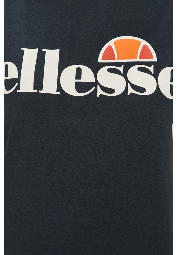 Ellesse - T-shirt. Okazja: na co dzień. Kolor: niebieski. Wzór: nadruk. Styl: casual