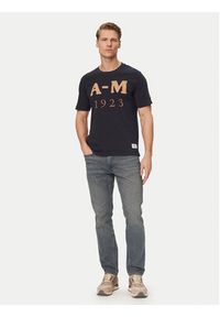 Aeronautica Militare T-Shirt 261TS2526UJ00686 Granatowy Regular Fit. Kolor: niebieski. Materiał: bawełna #3