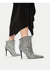 Steve Madden Botki Sentinel-R SM11003450 Srebrny. Kolor: srebrny. Materiał: materiał #4