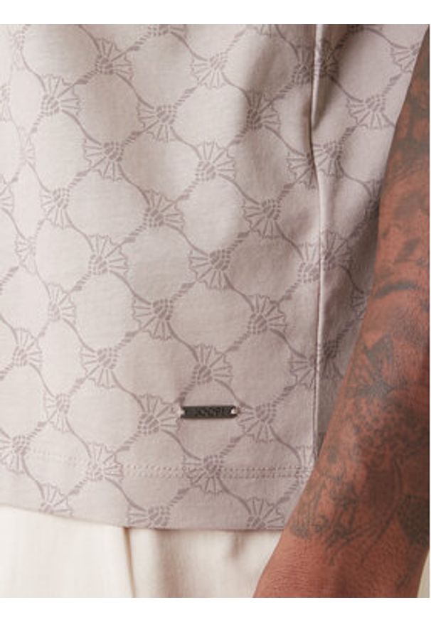 JOOP! Polo Jesse 10100063 30100496 Brązowy Regular Fit. Typ kołnierza: polo. Kolor: brązowy. Materiał: bawełna