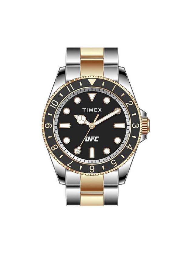 Timex Zegarek UFC Debut TW2V56700 Srebrny. Kolor: srebrny